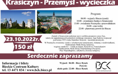 Wycieczka do Krasiczyna i Przemyśla – 23 października 2022r.
