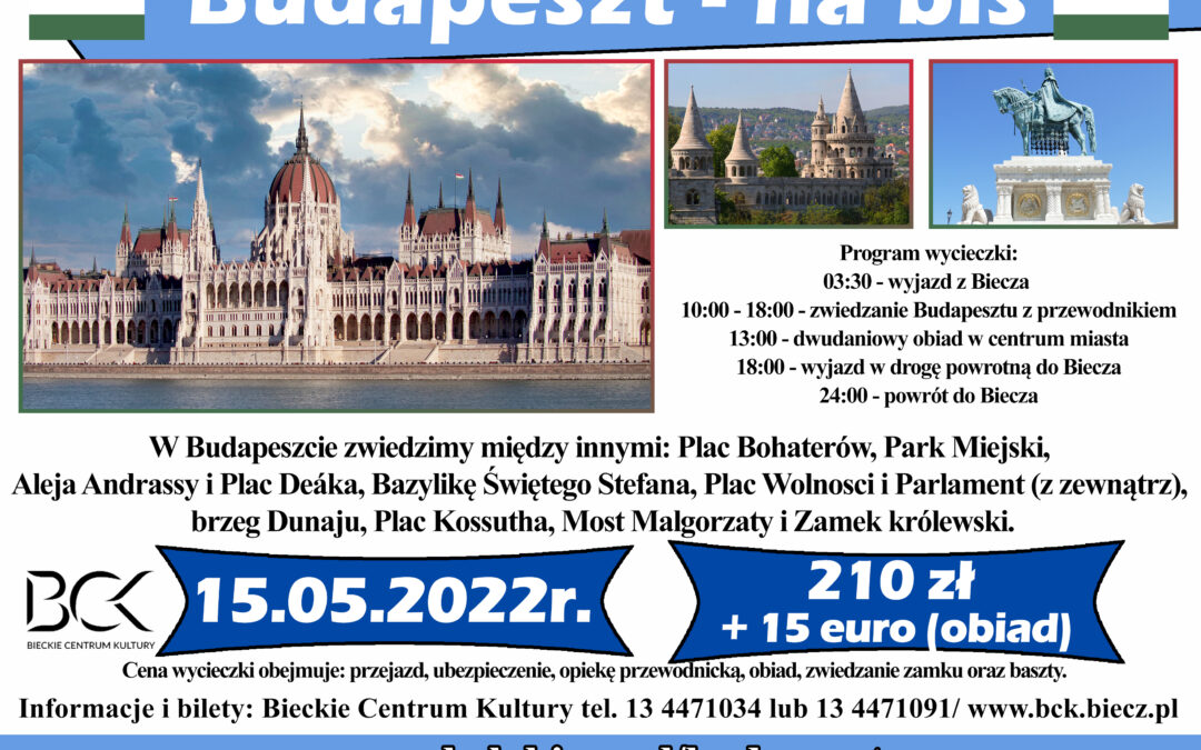 Budapeszt na bis – druga wycieczka do stolicy Węgier
