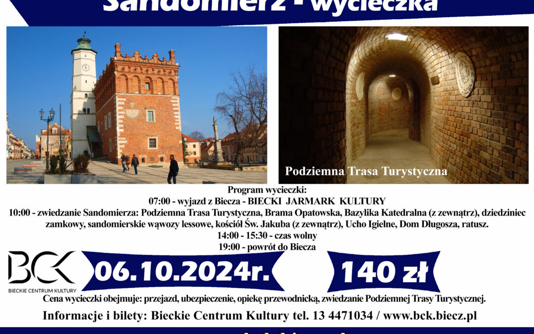 Wycieczka do Sandomierza – 6.10.2024r.